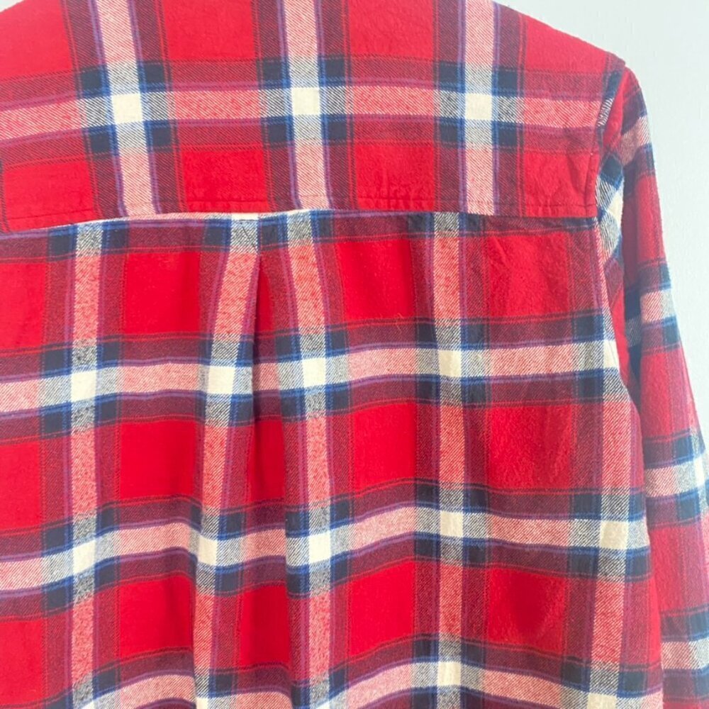 Vintage 90's Wrangler Plaid Cozy Boyfriend Flannel - Picture 8 of 11